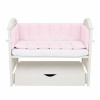 Twins Velour - бампер в кроватку 360 см • Pink