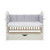 Twins Cotton - бампер в кроватку 240 см • Grey Twins Cotton - бампер в кроватку 240 см • Grey