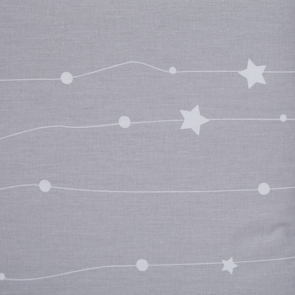 Twins Cotton - бампер в кроватку 240 см • Grey