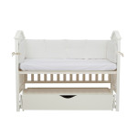 Twins Cotton - бампер в кроватку 240 см • Ecru