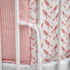 Twins Dolce Limited - постельный комплект для кроватки, 8 элементов • Птички коралл