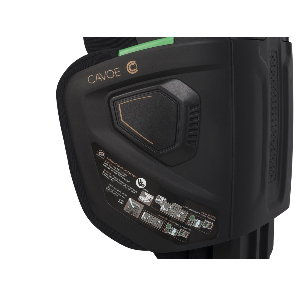 Cavoe Grand Prix Pro - автокрісло i-Size з ISOFIX (100-150 см) • Meteorite