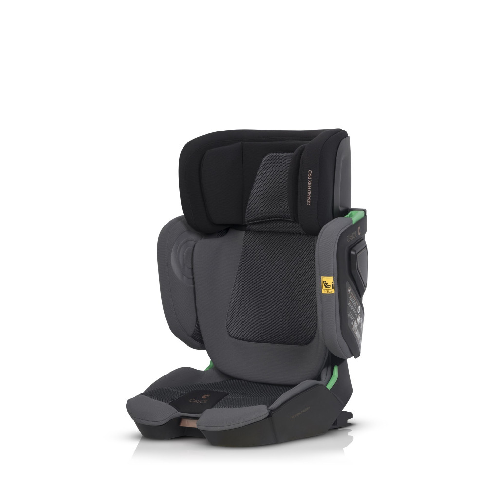 Cavoe Grand Prix Pro - автокрісло i-Size з ISOFIX (100-150 см) • Iron