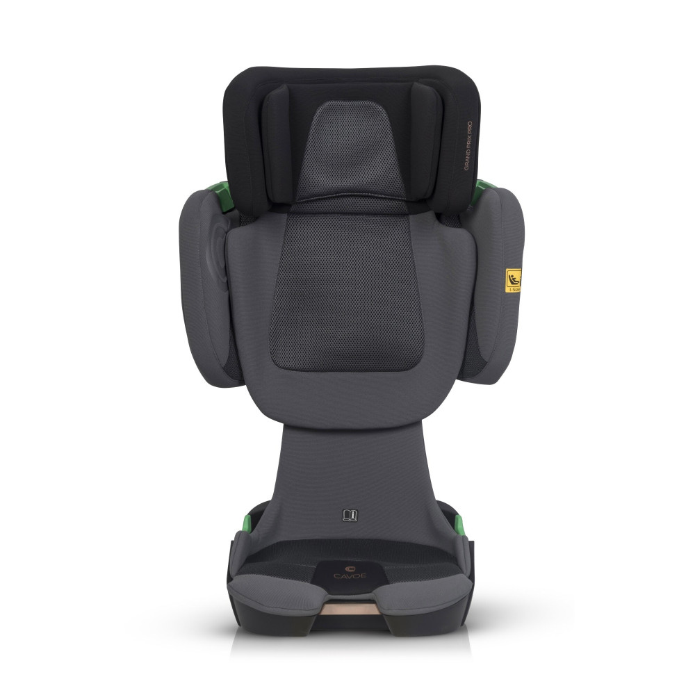 Cavoe Grand Prix Pro - автокрісло i-Size з ISOFIX (100-150 см) • Iron
