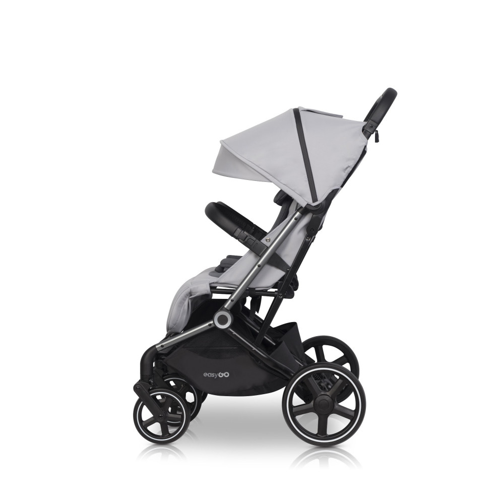 EasyGo Echo 2024 - прогулянкова коляска для двійні • Grey