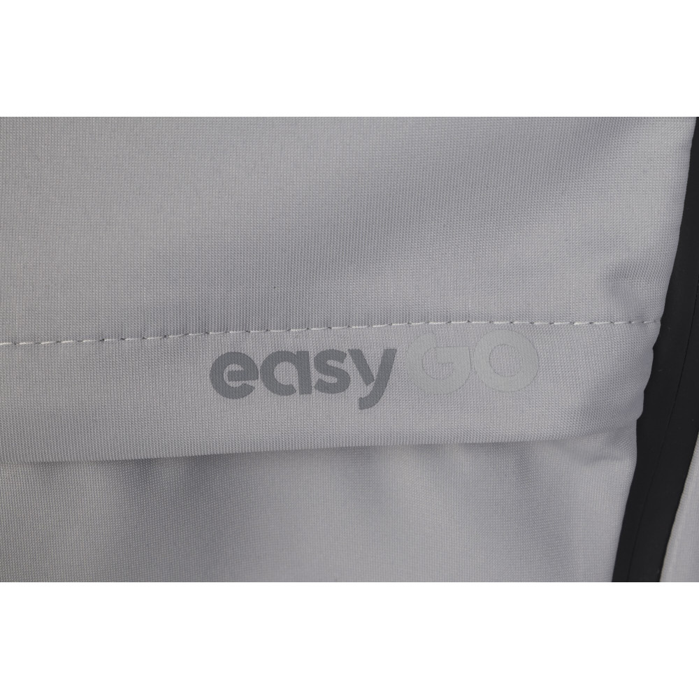 EasyGo Echo 2024 - прогулянкова коляска для двійні • Grey
