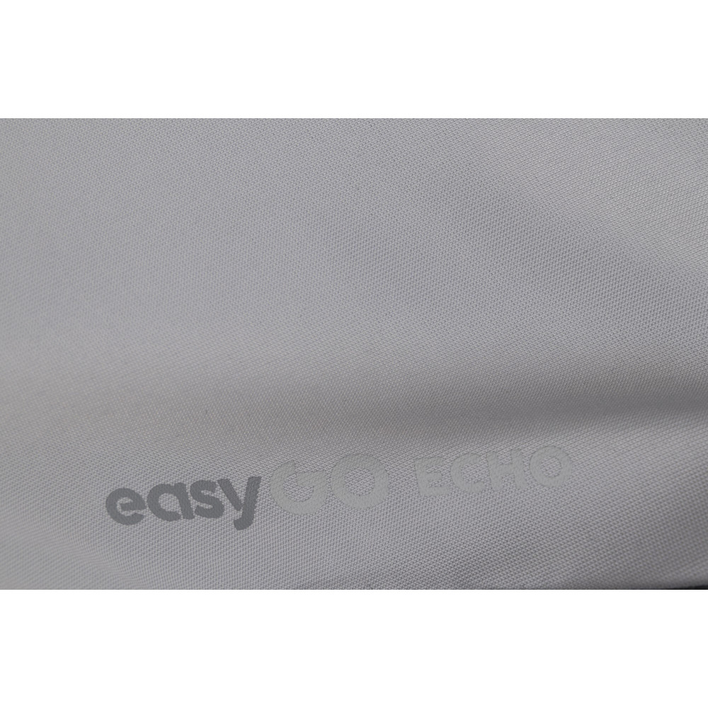 EasyGo Echo 2024 - прогулянкова коляска для двійні • Grey