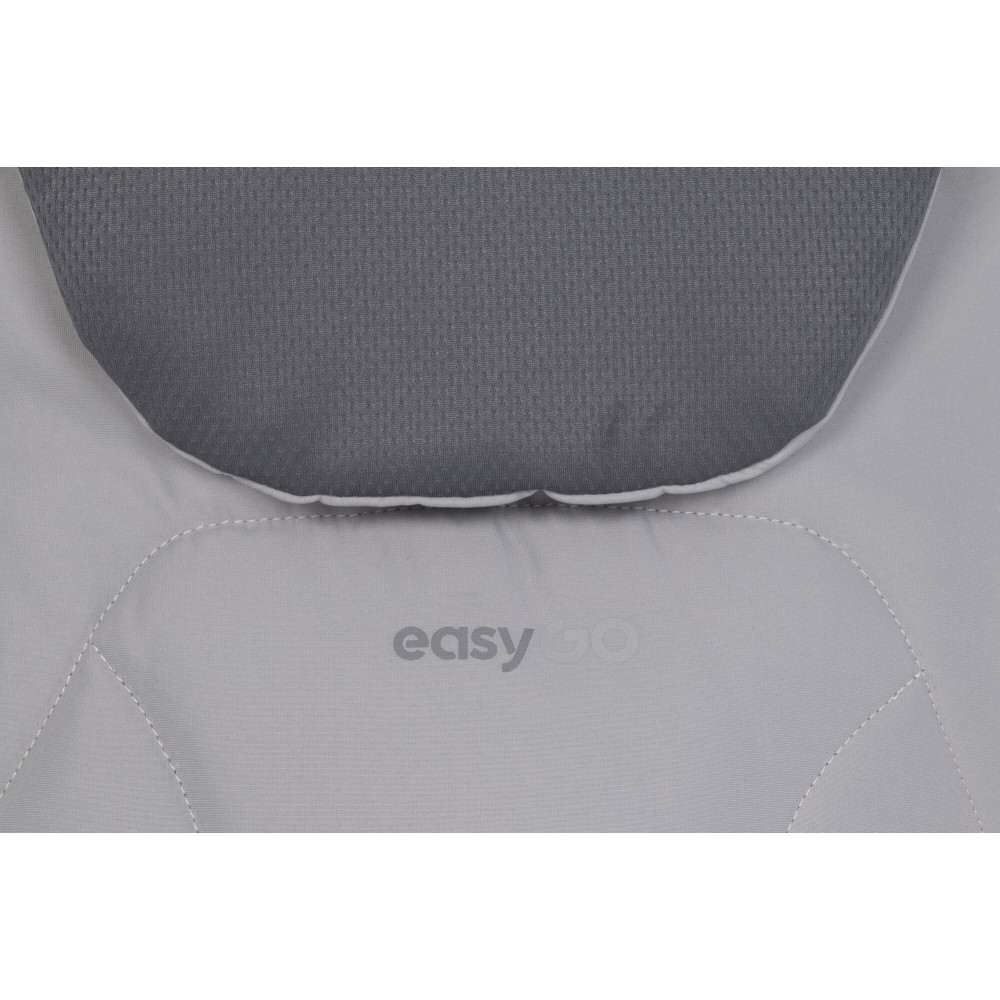 EasyGo Echo 2024 - прогулянкова коляска для двійні • Grey