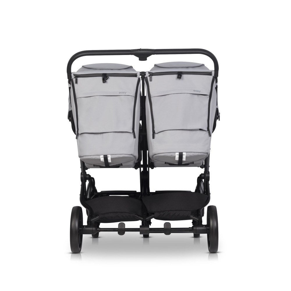 EasyGo Echo 2024 - прогулянкова коляска для двійні • Grey