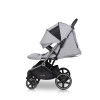 EasyGo Echo 2024 - прогулянкова коляска для двійні • Grey