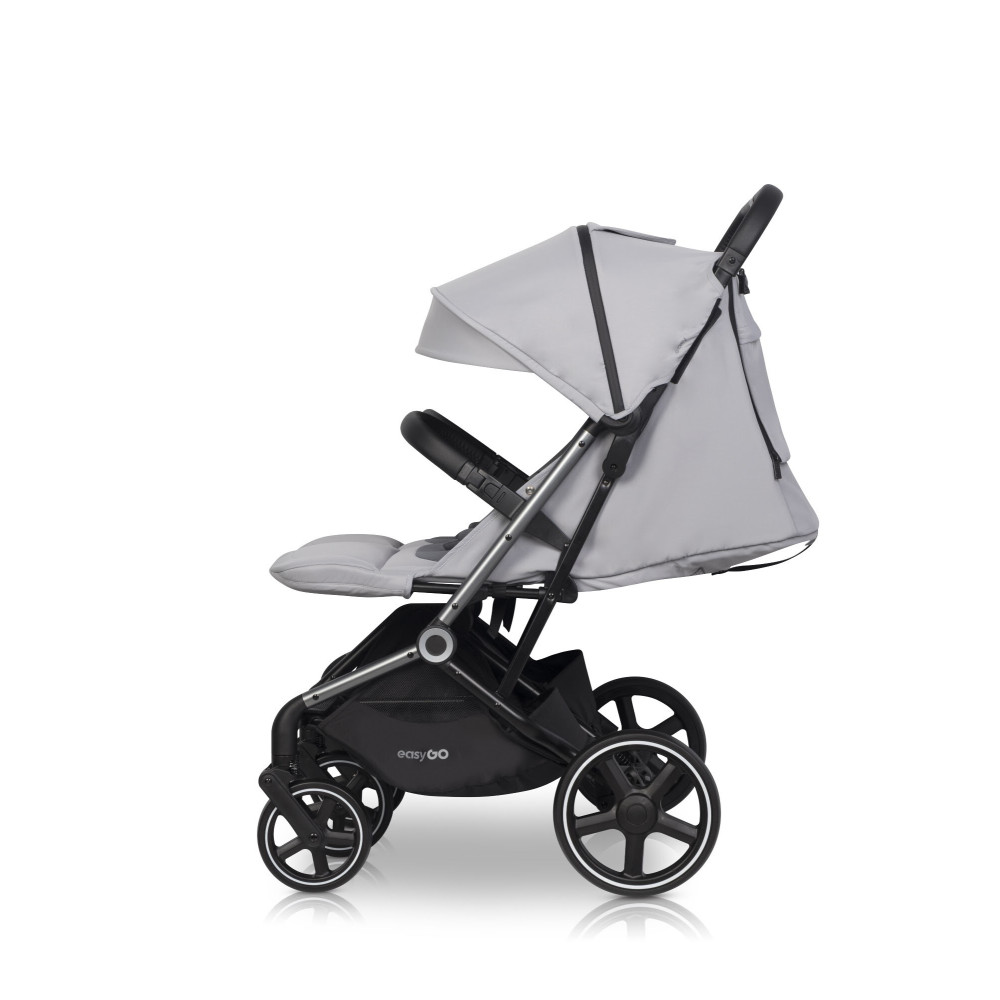 EasyGo Echo 2024 - прогулянкова коляска для двійні • Grey