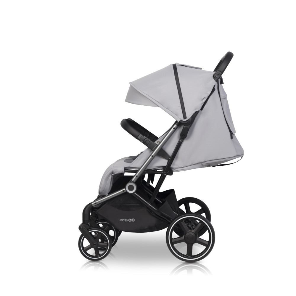 EasyGo Echo 2024 - прогулянкова коляска для двійні • Grey