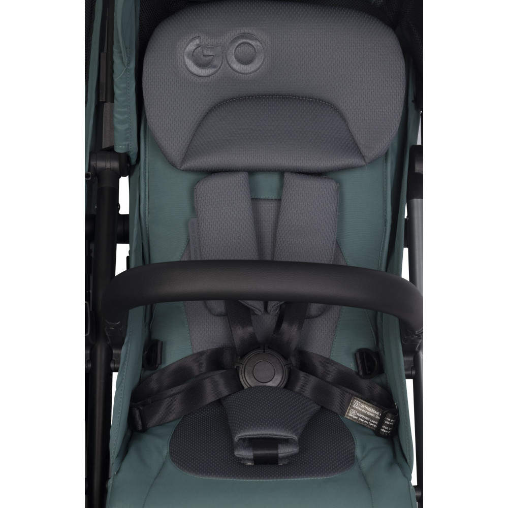 EasyGo Echo 2024 - прогулянкова коляска для двійні • Green
