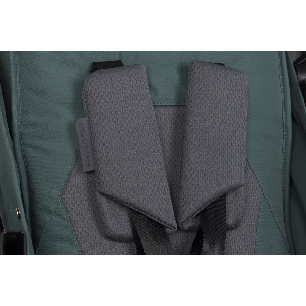 EasyGo Echo 2024 - прогулянкова коляска для двійні • Green
