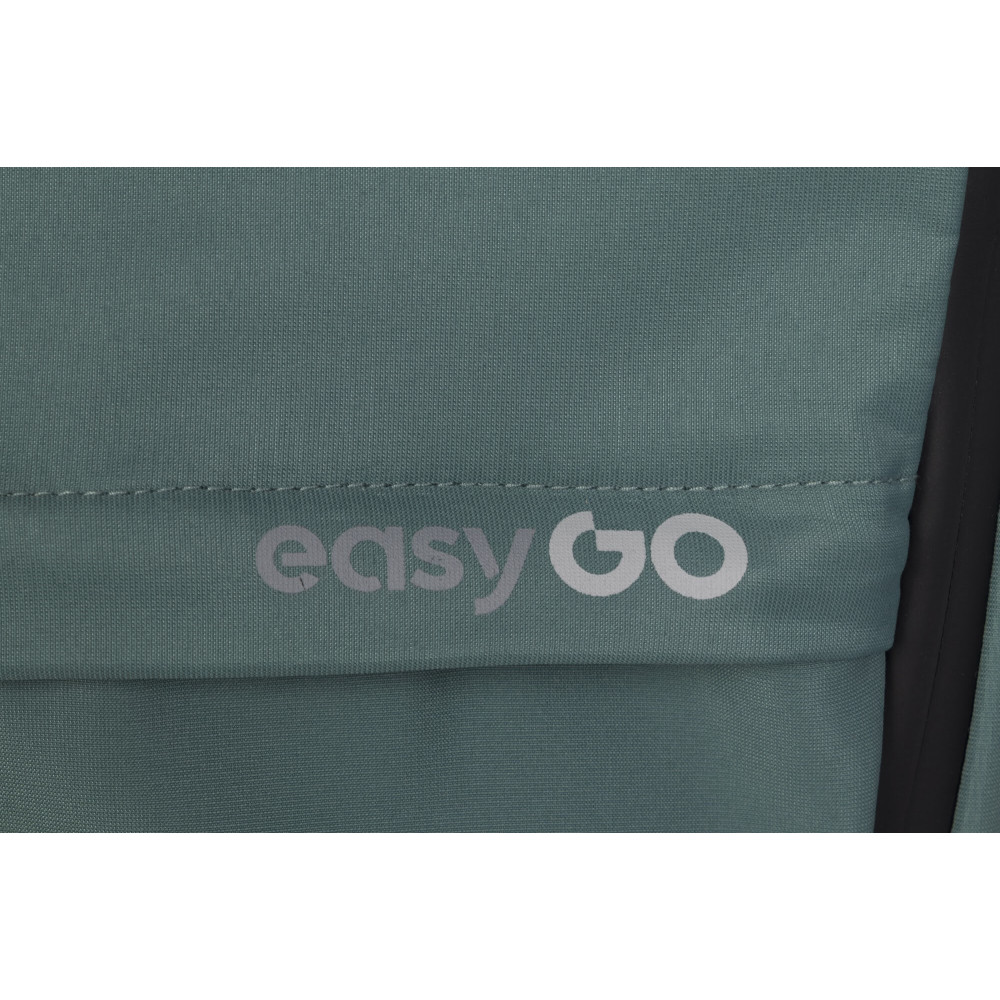 EasyGo Echo 2024 - прогулянкова коляска для двійні • Green