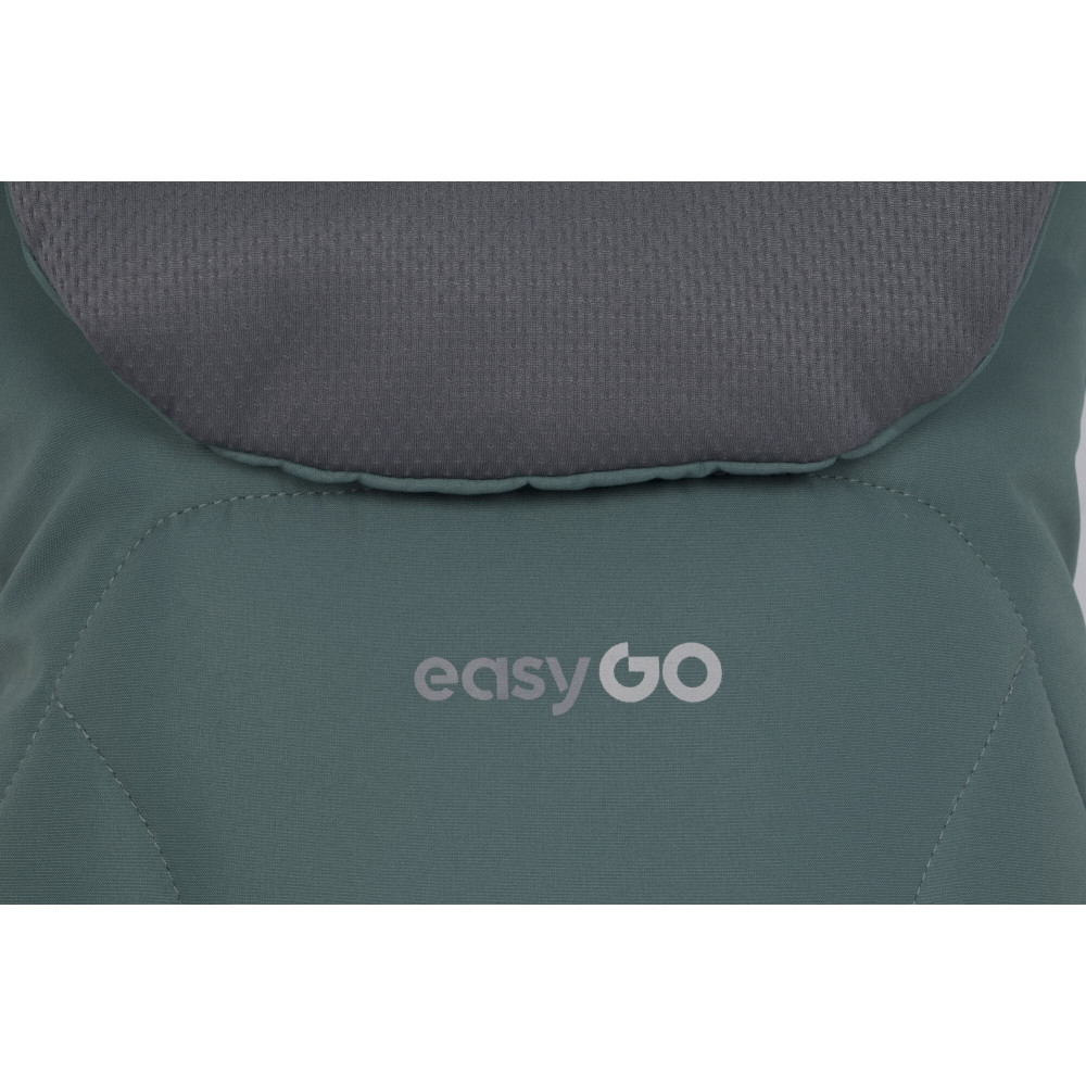 EasyGo Echo 2024 - прогулянкова коляска для двійні • Green