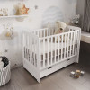 Дубок Lux - дитяче ліжечко з шухлядою 120×60 см • Білий