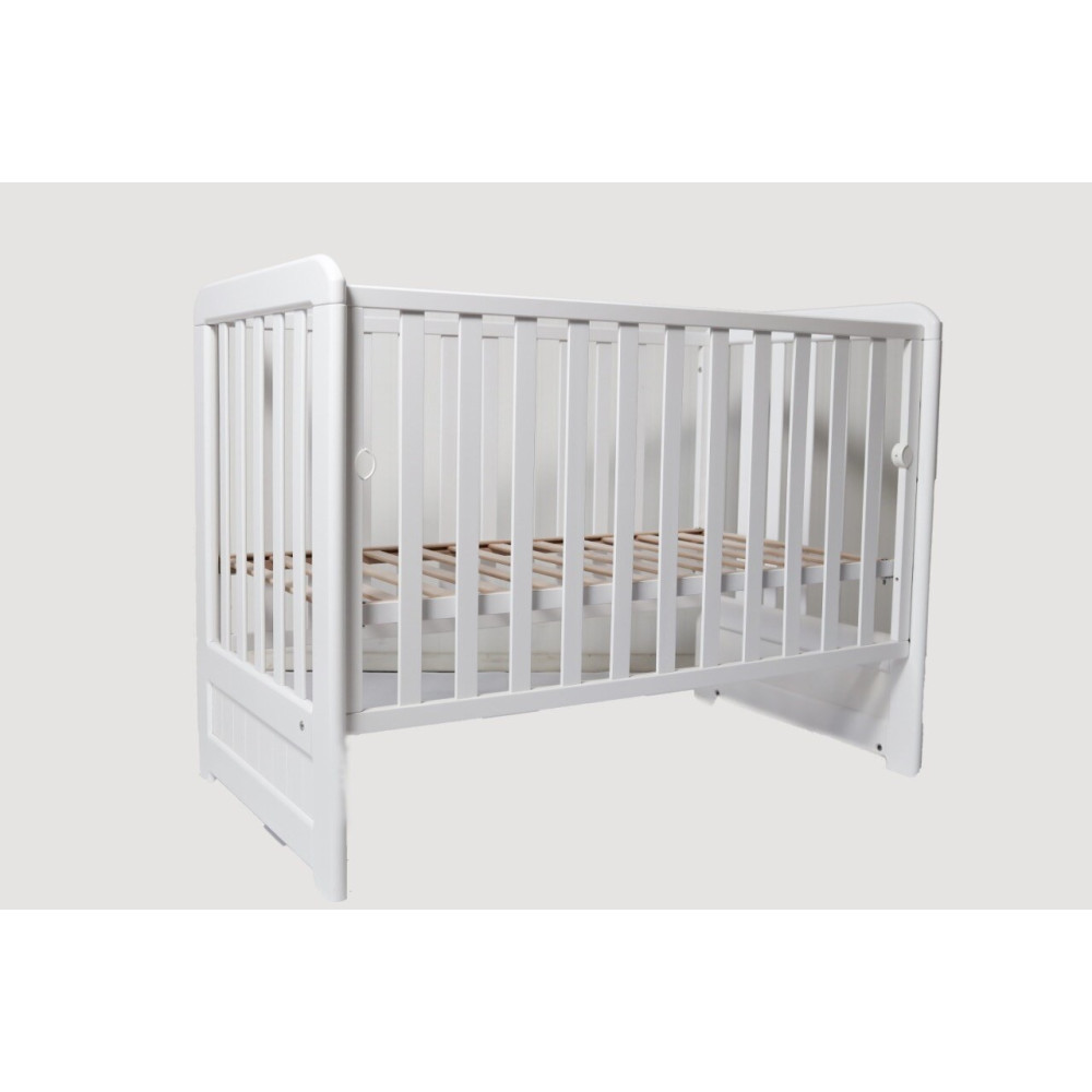 Дубок Lux - дитяче ліжечко з шухлядою 120×60 см • Білий Дубок Lux - дитяче ліжечко з шухлядою 120×60 см • Білий