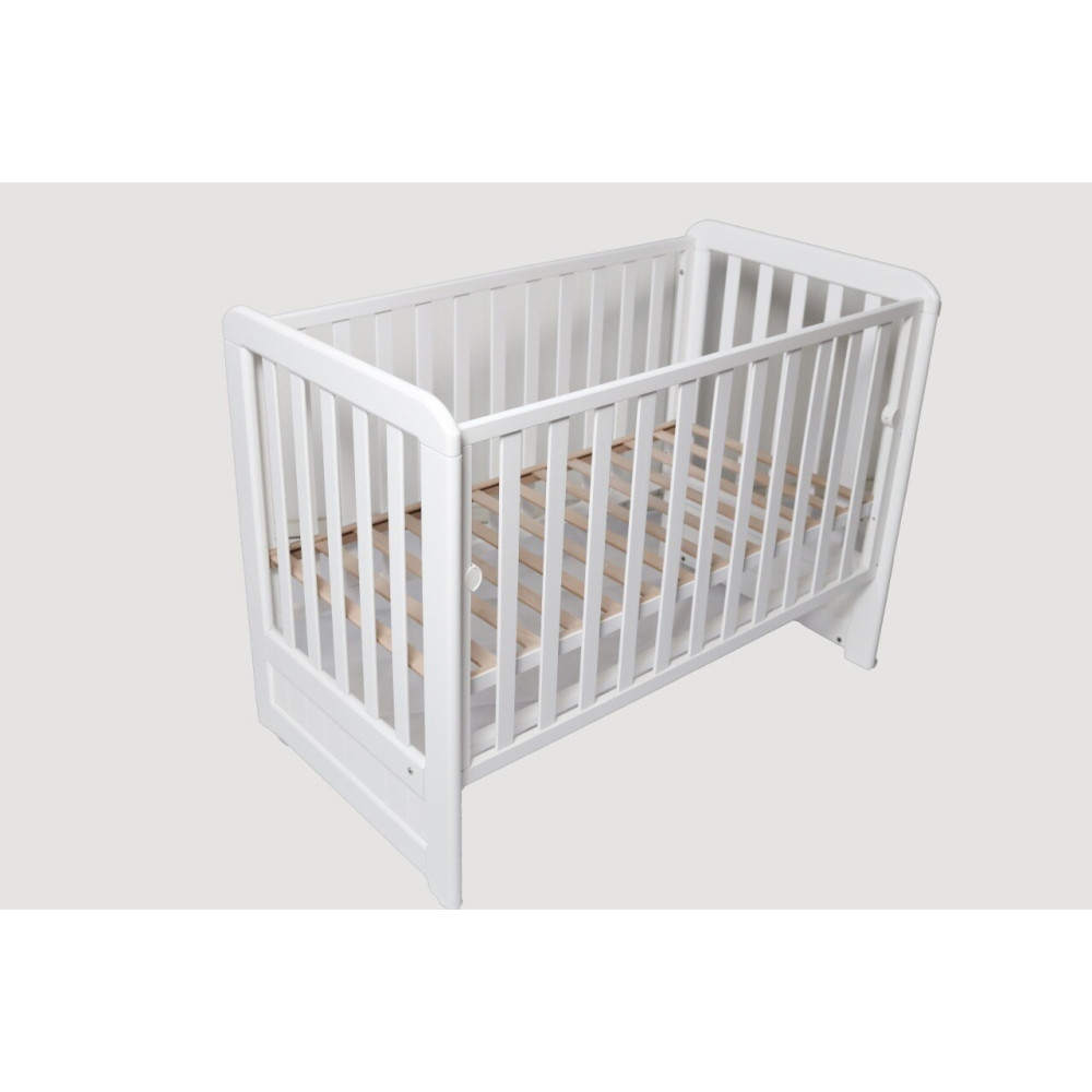 Дубок Lux - дитяче ліжечко з шухлядою 120×60 см • Білий Дубок Lux - дитяче ліжечко з шухлядою 120×60 см • Білий