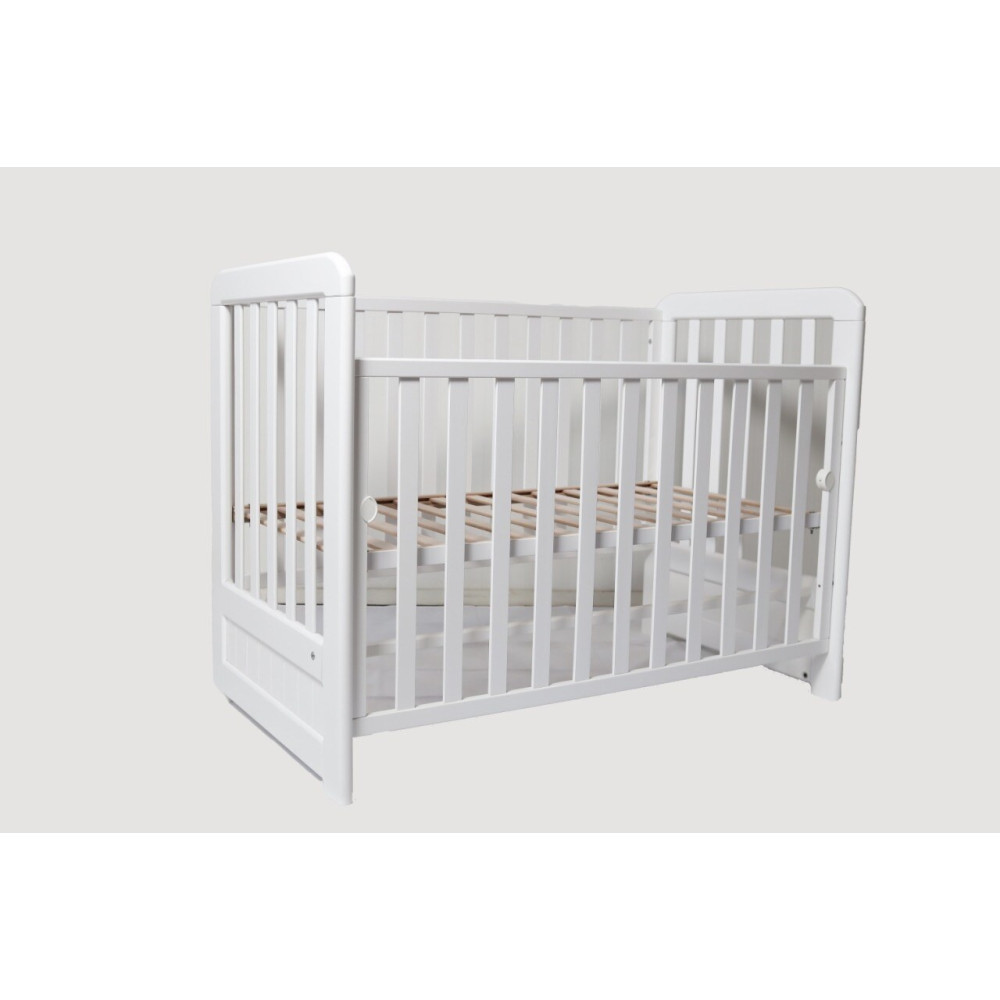 Дубок Lux - дитяче ліжечко з шухлядою 120×60 см • Білий Дубок Lux - дитяче ліжечко з шухлядою 120×60 см • Білий