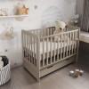 Дубок Lux - детская кроватка с ящиком 120×60 см • Капучино
