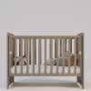 Дубок Lux - детская кроватка с ящиком 120×60 см • Капучино