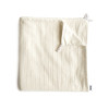 Twins Pure 100×100 - батистова крижма-плед з перлинками • Stripes