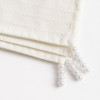 Twins Pure 100×100 - батистова крижма-плед з перлинками • Stripes