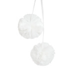 Twins Air Pompons - декоративні помпони для балдахіна, 2 шт • Ivory