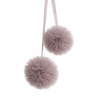 Twins Air Pompons - декоративні помпони для балдахіна, 2 шт • Dark violet