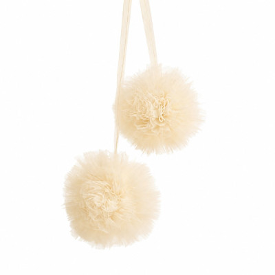Twins Air Pompons - декоративні помпони для балдахіна, 2 шт • Sand