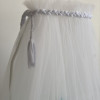 Twins Air Braid - декоративна косичка з велюру для балдахіна • White