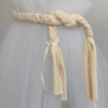 Twins Air Braid - декоративна косичка з велюру для балдахіна • Ecru