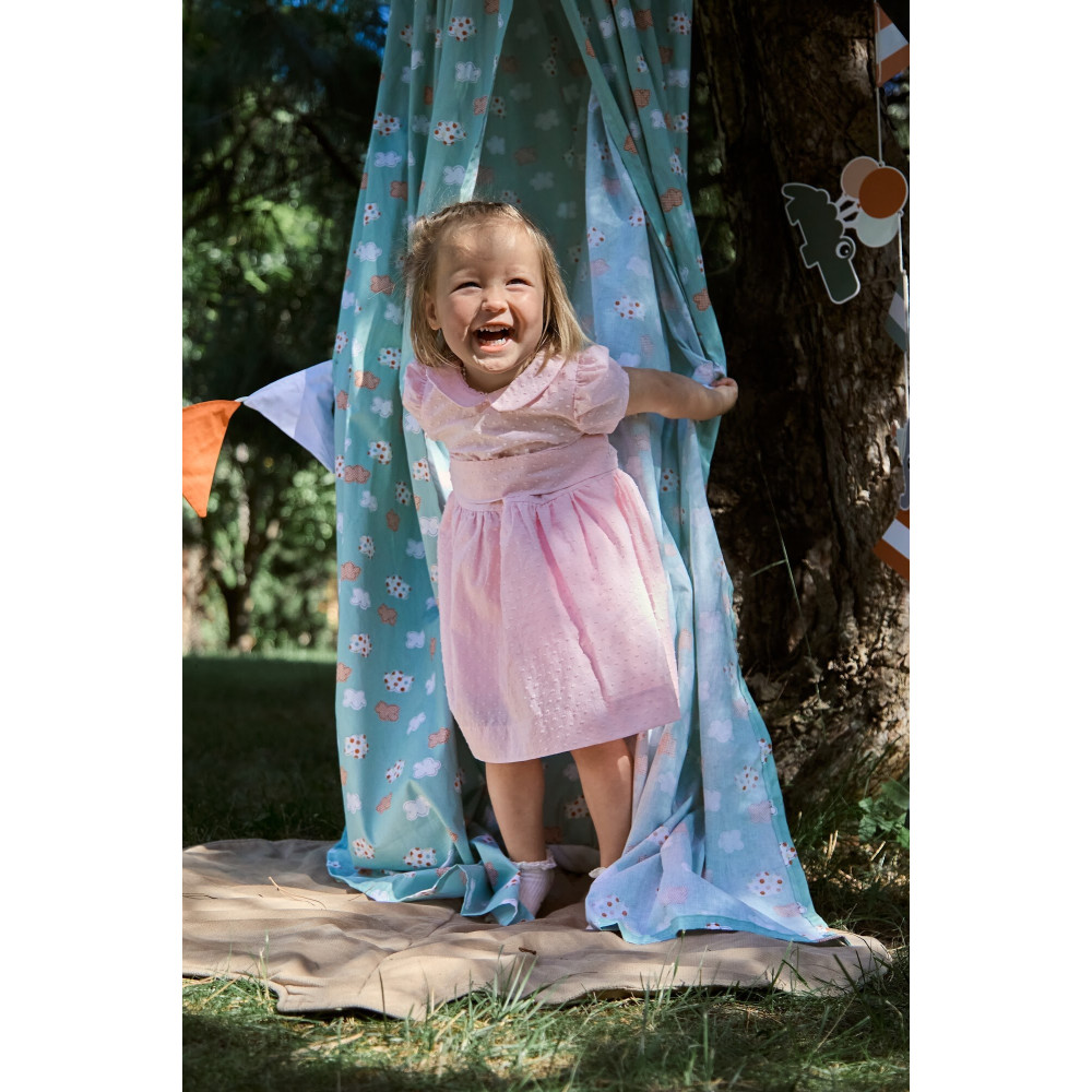 Twins Cozy Dream - балдахін-шатро з попліну • Mint Cloud