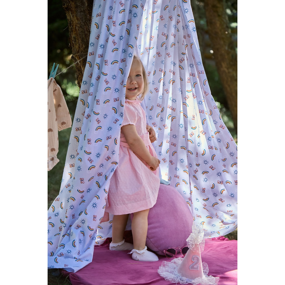 Twins Cozy Dream - балдахін-шатро з попліну • Grey Rainbow