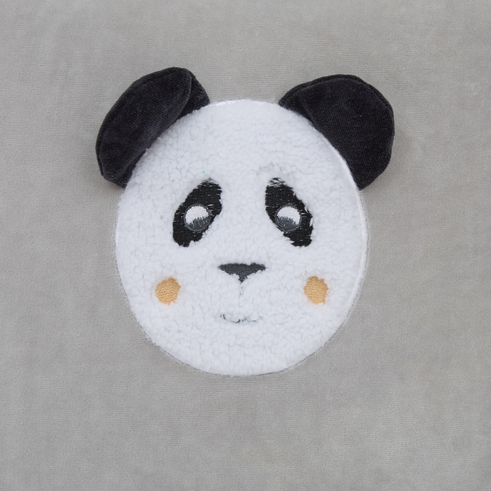 Twins Panda - бампер для кроватки 240 см • Grey
