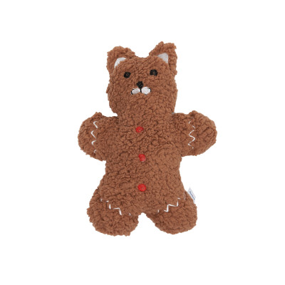Twins Котик Christmas - декоративна подушка • Brown Twins Котик Christmas - декоративна подушка • Brown