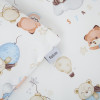 Twins Satin Limited - змінна постільна білизна для ліжечка, 4 елементи • Bear & Fox