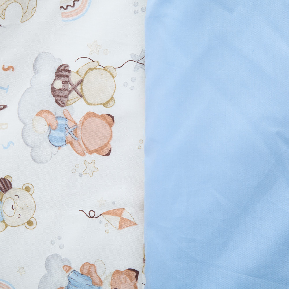 Twins Satin Limited - змінна постільна білизна для ліжечка, 4 елементи • Bear & Fox