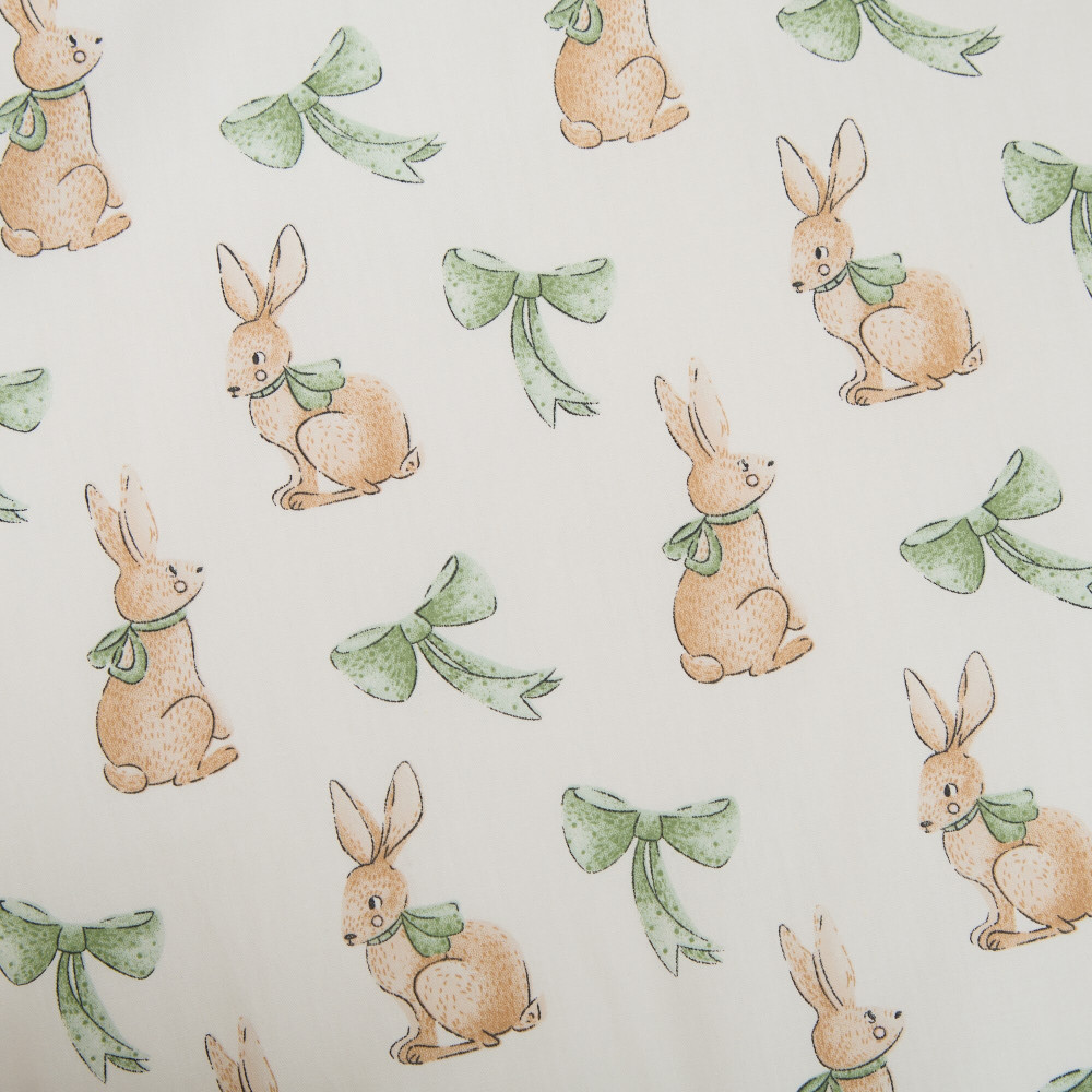 Twins Satin Limited - змінна постільна білизна для ліжечка, 4 елементи • Rabbit