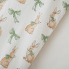Twins Satin Limited - змінна постільна білизна для ліжечка, 4 елементи • Rabbit
