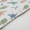 Twins Satin Limited - змінна постільна білизна для ліжечка, 4 елементи • Dinosaurs