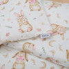 Twins Satin Limited - змінна постільна білизна для ліжечка, 4 елементи • Bunny