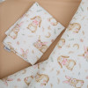 Twins Satin Limited - змінна постільна білизна для ліжечка, 4 елементи • Bunny