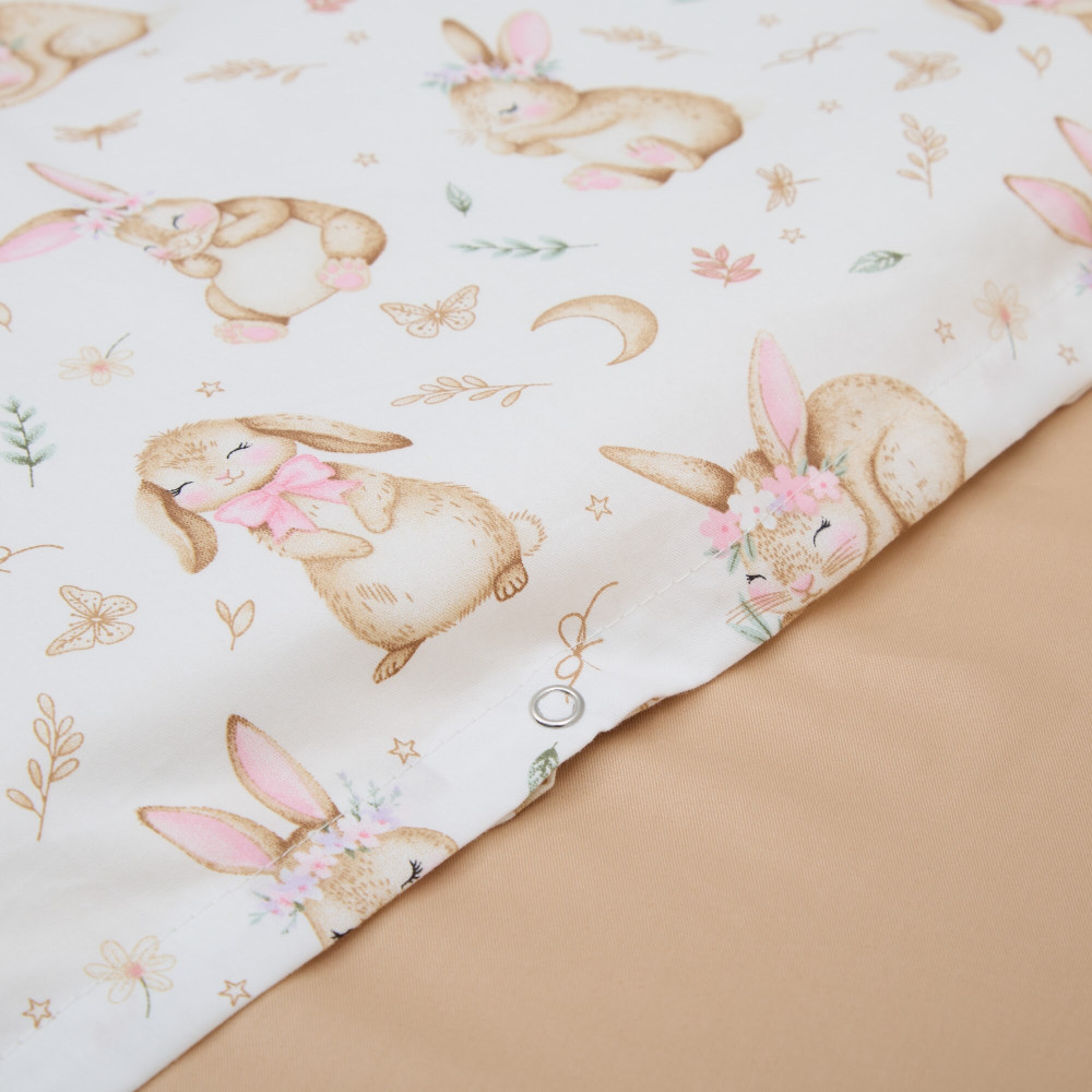 Twins Satin Limited - змінна постільна білизна для ліжечка, 4 елементи • Bunny