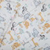 Twins Satin Limited - змінна постільна білизна для ліжечка, 4 елементи • Safari