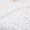 Twins Satin Limited - змінна постільна білизна для ліжечка, 4 елементи • Rainbow Alpaca