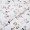 Twins Satin Limited - змінна постільна білизна для ліжечка, 4 елементи • Happy Farm