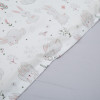 Twins Satin Limited - змінна постільна білизна для ліжечка, 4 елементи • Grey Bunny
