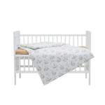 Twins Satin Limited - змінна постільна білизна для ліжечка, 4 елементи • Goslings